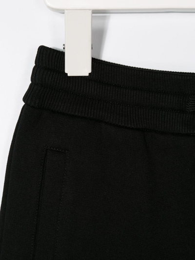 Dolce & Gabbana Logo-plaque Track Shorts In Nero