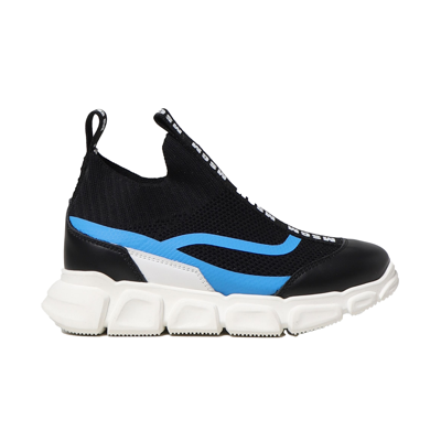 Msgm Slip-on Sneakers In Nero