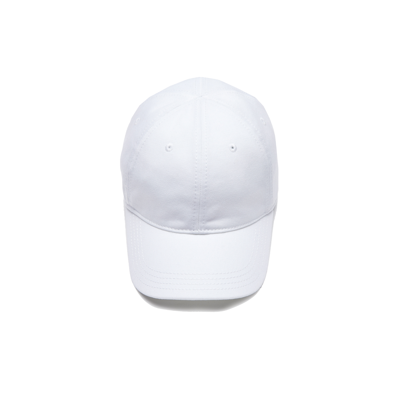 Shop Lacoste White Baseball Hat In Bianco