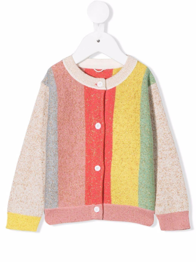 Shop Stella Mccartney Laminated Cardigan In Multicolor