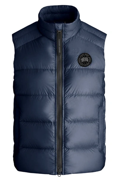 Shop Canada Goose Cypress Water Resistant & Wind Resistant 750 Fill Power Down Recycled Nylon Packable Vest In Atlantic Navy