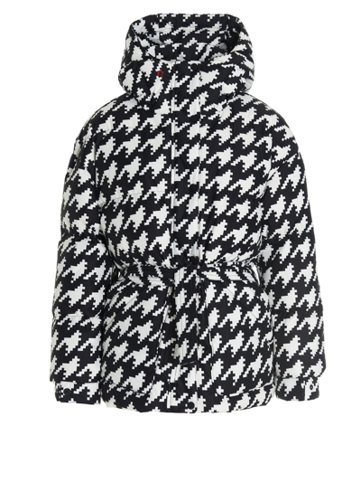 Shop Perfect Moment 'over Size Parka Ii  Down Jacket In White/black