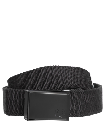 Shop Fred Perry Belt In Black