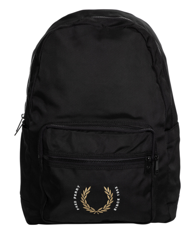 Shop Fred Perry Laurel Wreath Backpack In Black