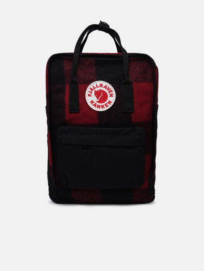 Shop Fjall Raven Re-wool Red Wool Blend Backpack In Black