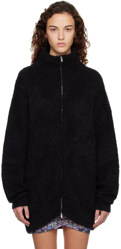 Shop Isabel Marant Black Amal Sweater In 01bk Black