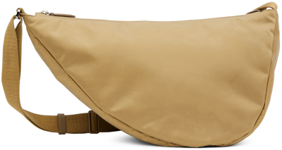 The Row Slouchy Banana Nylon Shoulder Bag In Dune Pld