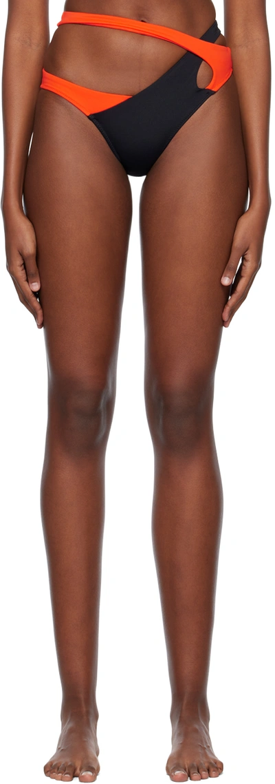 Agent Provocateur Orange Racy Two-tone Bikini Bottoms In 001650 Pink