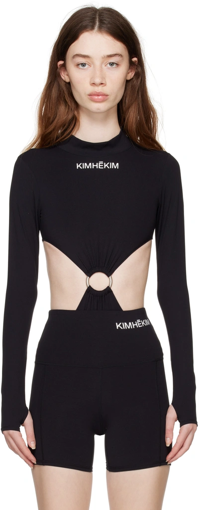 Kimhēkim Black Rebecca Bodysuit In Black