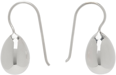 Shop Sophie Buhai Silver Petite Egg Drop Earrings In Sterling Silver