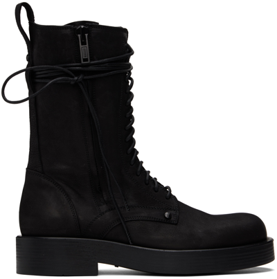 Shop Ann Demeulemeester Black Maxim Boots In 099 Black