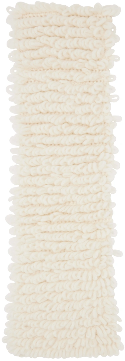 Shop Ernest W Baker White Loop Knit Scarf