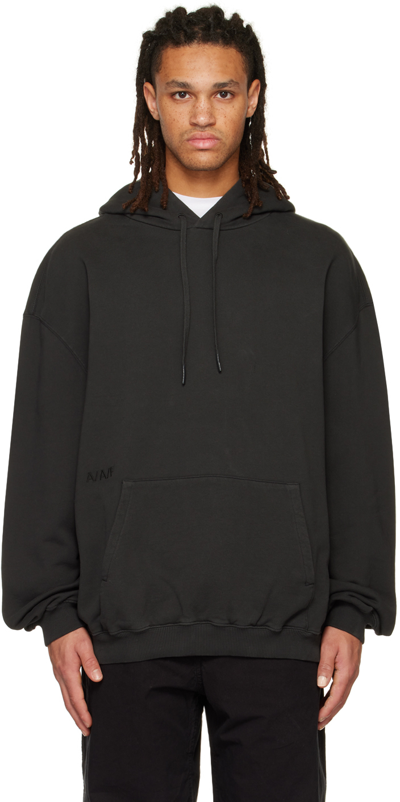Shop Applied Art Forms Gray Nm2-2 Hoodie In Charcoal