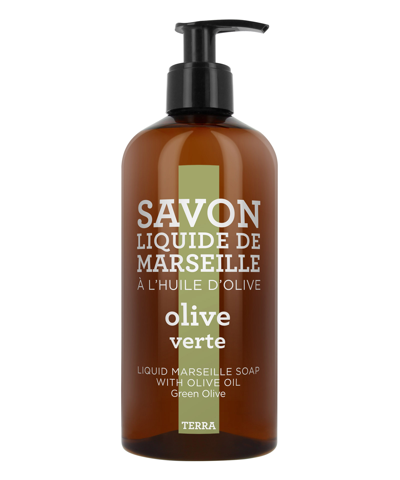 Shop Terra Olive Verte Liquid Soap 500 ml In White