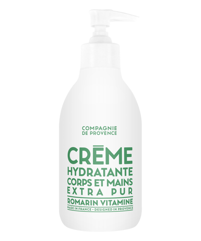 Shop Compagnie De Provence Hand And Body Cream Invigorating Rosemary 300 ml - Extra Pur In White