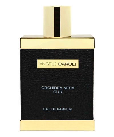 Shop Angelo Caroli Orchidea Nera Oud Eau De Parfum Black Collection 100 ml In White