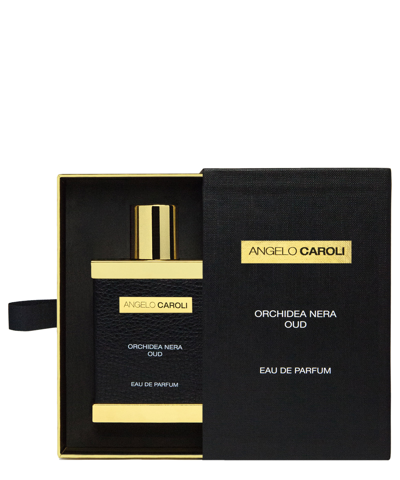 Shop Angelo Caroli Orchidea Nera Oud Eau De Parfum Black Collection 100 ml In White