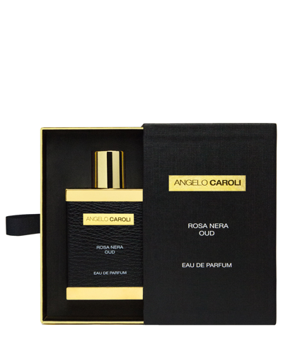Angelo Caroli Rosa Nera Oud Eau De Parfum Black Collection 100 ml In White
