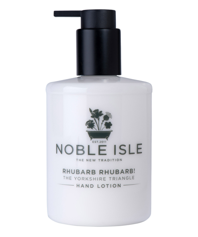 Shop Noble Isle Rhubarb Rhubarb! Hand Lotion 250 ml In White