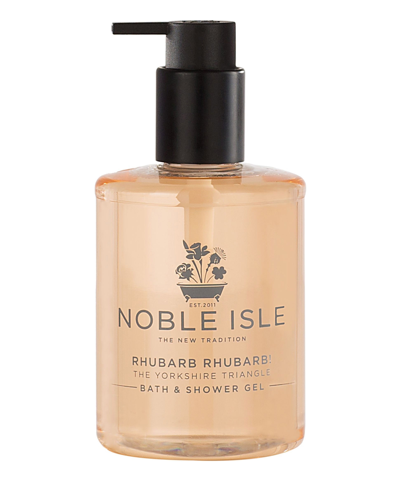 Shop Noble Isle Rhubarb Rhubarb! Bath And Shower Gel 250 ml In Orange