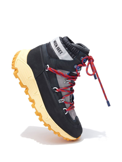 Moon Boot Tech Biker Ankle Boots In Black