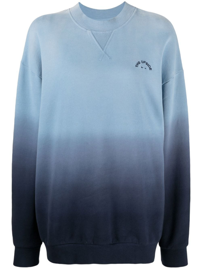 Shop The Upside Canyon Supernova Crew Neck Sweater In Blue