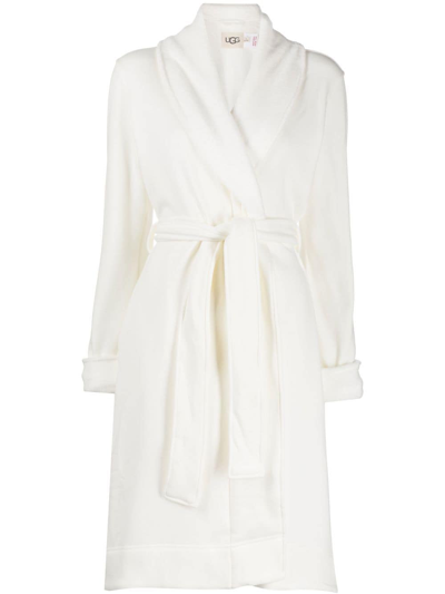 Shop Ugg Duffield Double-fleece Coat In White