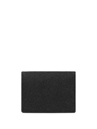 Shop Dolce & Gabbana Logo-tag Leather Card Holder In Black