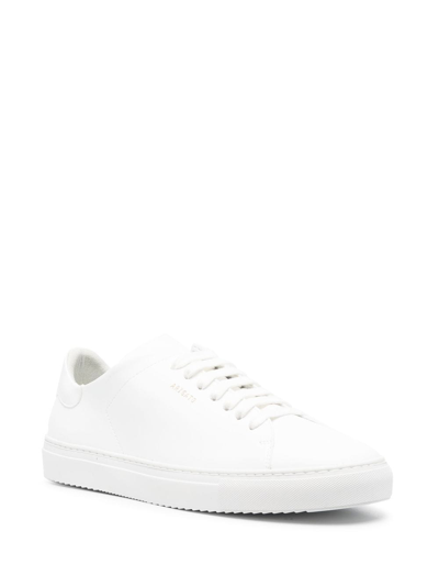 Shop Axel Arigato Clean 90 Low-top Sneakers In White