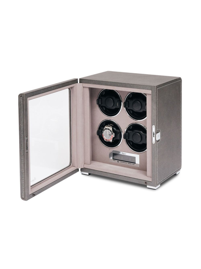 Rapport Quantum Quad Watch Winder In Silver
