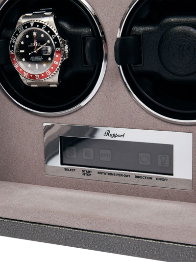 Rapport Quantum Quad Watch Winder In Silver