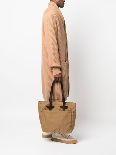 Filson Flat Top-handle Tote Bag In Neutrals