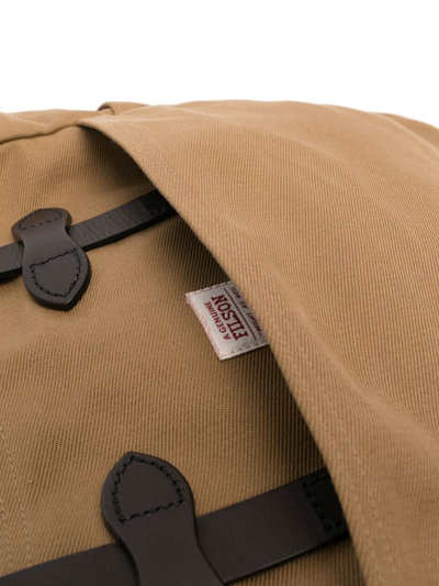 Filson Flat Top-handle Tote Bag In Neutrals