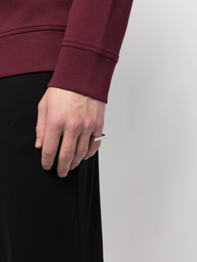 Tom Wood Step Layered Ring In Silver