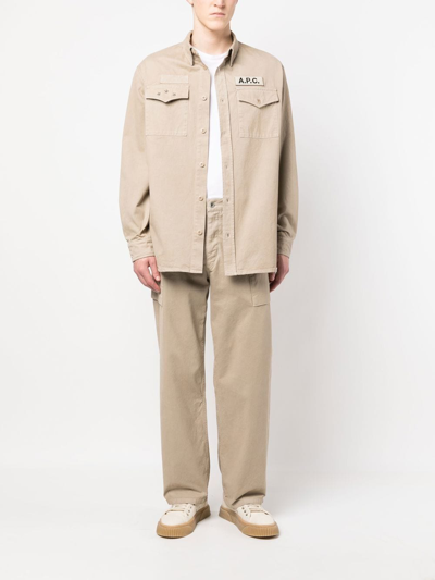 Apc 35 Years Military Shirt In Neutrals