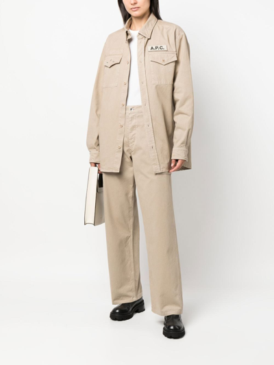 Apc 35 Years Military Shirt In Neutrals