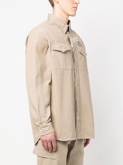 Apc 35 Years Military Shirt In Neutrals