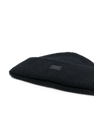 Acne Studios Beanie Hat In Black