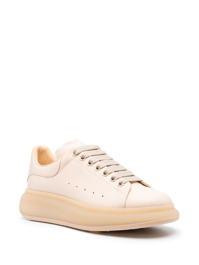 Alexander Mcqueen Oversized Low-top Sneakers In Neutrals