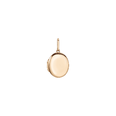 Shop Aurate New York Classic Gold Locket Pendant In Yellow