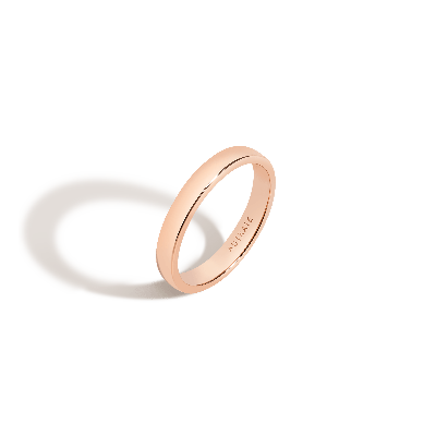Aurate New York Edge Band In Rose