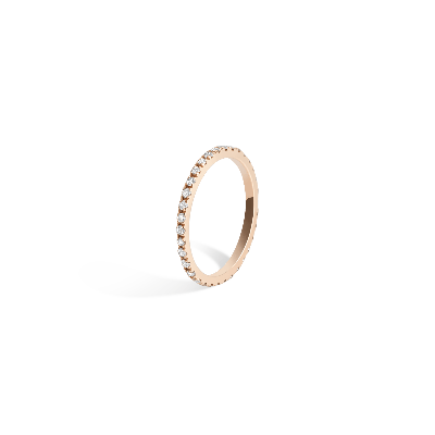 Aurate New York Quadricolor Ring With White Diamonds In Rose