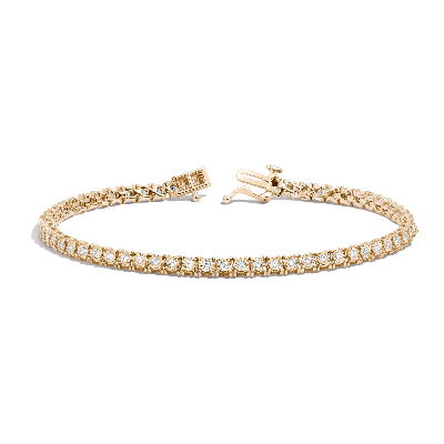 Shop Aurate New York Diamond Illusion Tennis Bracelet In White