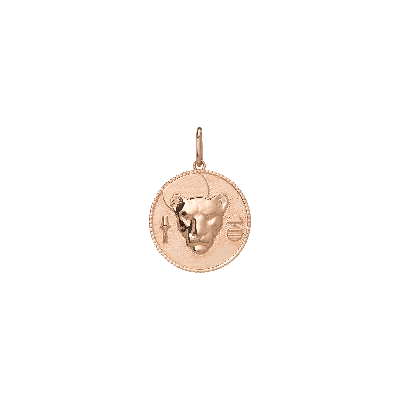 Shop Aurate New York X Kerry: Lioness Pendant In Rose