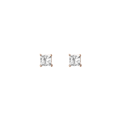 Shop Aurate New York Large Diamond Stud Earrings In Rose