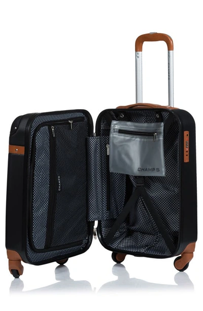 Champs Vintage 2-piece Luggage Set In Black