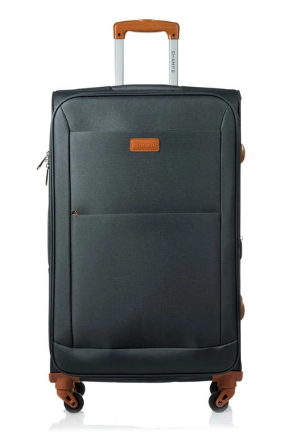 Shop Champs Classic 3-piece Luggage Set In Grey
