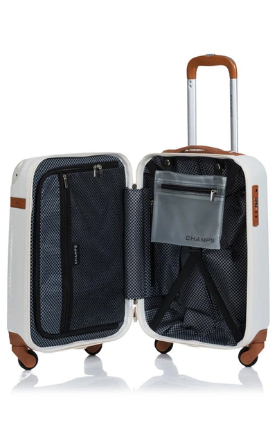 Champs Vintage 2-piece Luggage Set In White