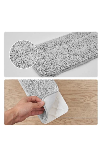 Salav True Tidy Mop Pad Refill 9-piece Set In Gray