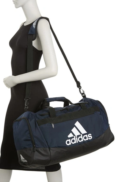 Shop Adidas Originals Defender Iv Medium Duffle Bag In Navy